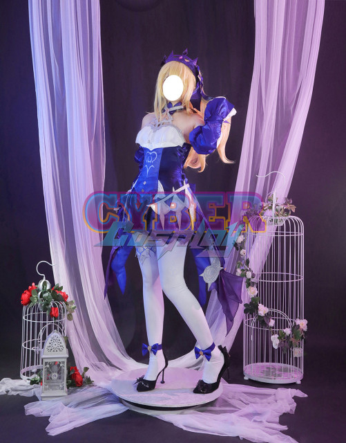 Genshin Impact Version 2.8 New Skin Fischl Cosplay Costume C02936