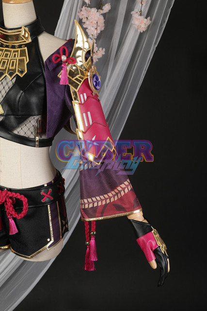 Genshin Impact Kuki Shinobu Cosplay Costume Jacquard Version C02058