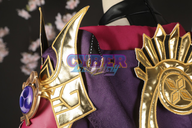 Genshin Impact Kuki Shinobu Cosplay Costume Jacquard Version C02058