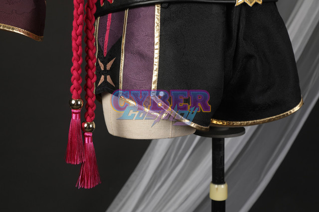 Genshin Impact Kuki Shinobu Cosplay Costume Jacquard Version C02058