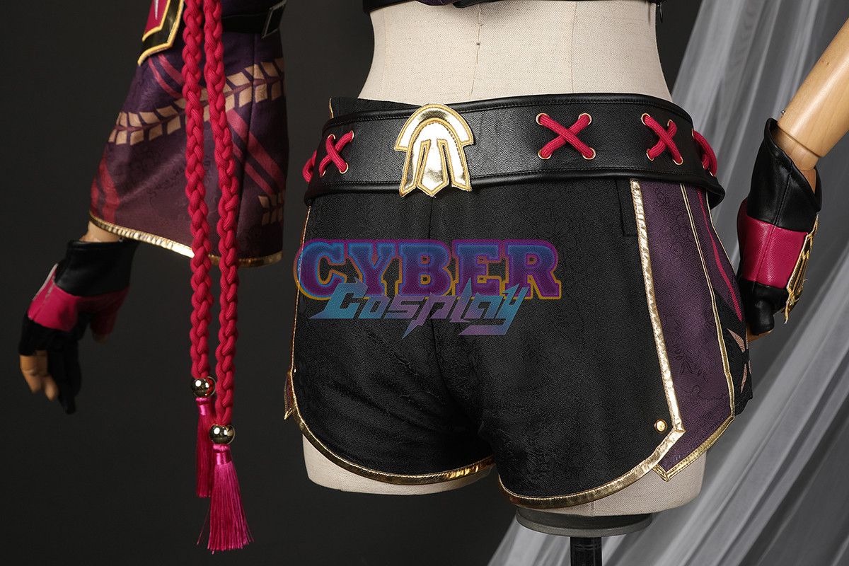 Genshin Impact Kuki Shinobu Cosplay Costume Jacquard Version C02058