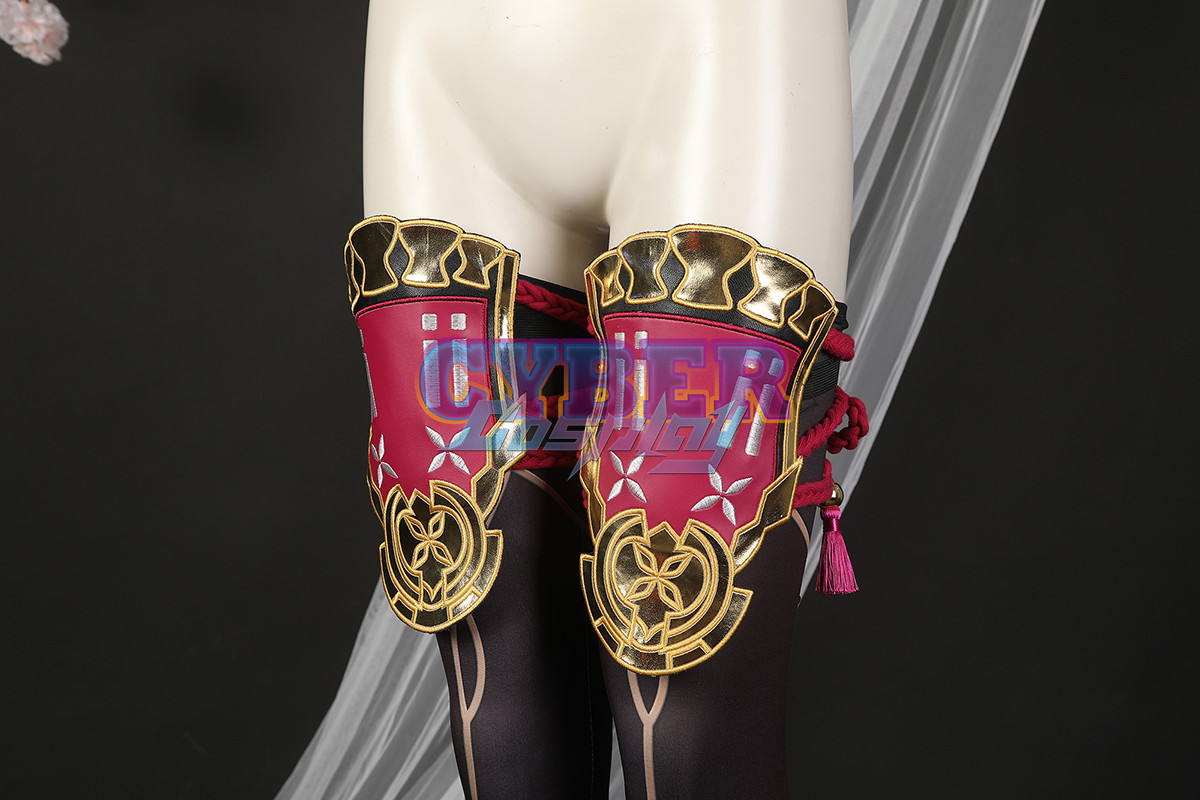 Genshin Impact Kuki Shinobu Cosplay Costume Jacquard Version C02058