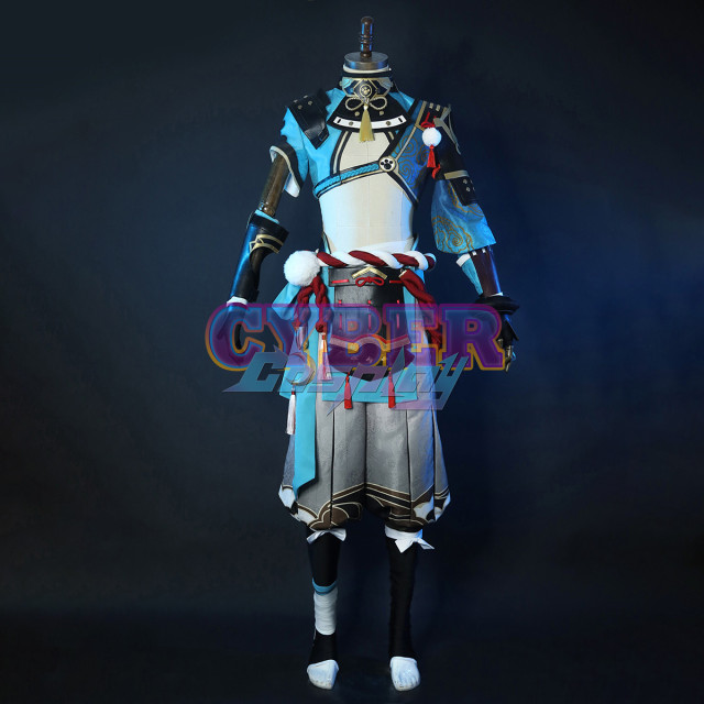Genshin Impact - Gorou Cosplay Costume Jacquard Version C00668