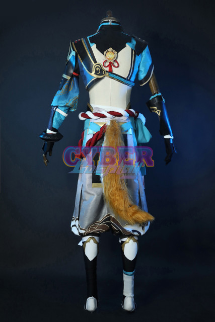 Genshin Impact - Gorou Cosplay Costume Jacquard Version C00668