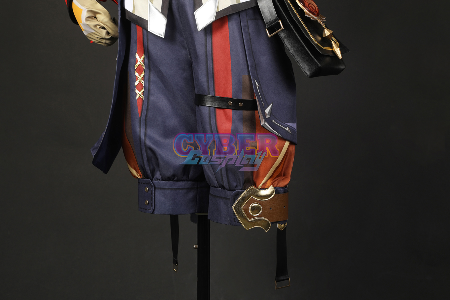 Genshin Impact Bennett Cosplay Costume Upgraded Version C02939