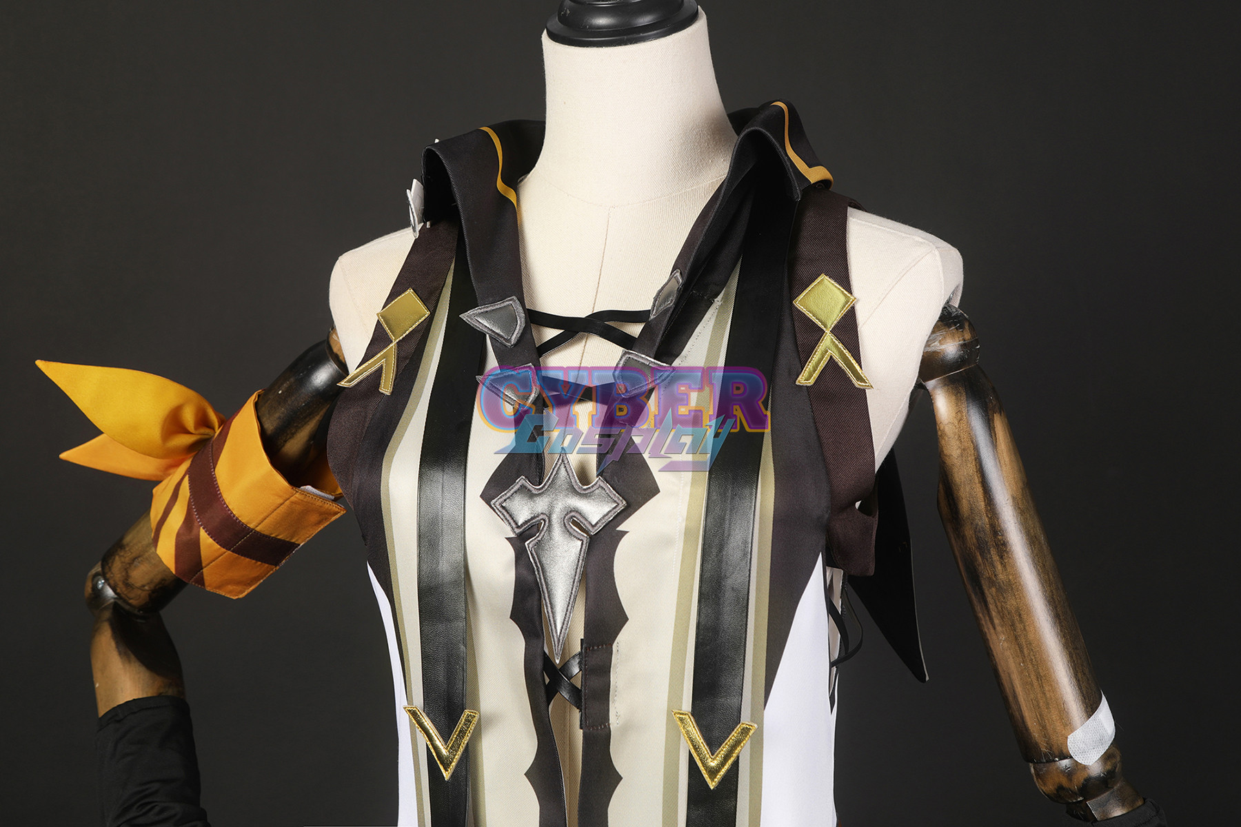 Genshin Impact Bennett Cosplay Costume Upgraded Version C02939