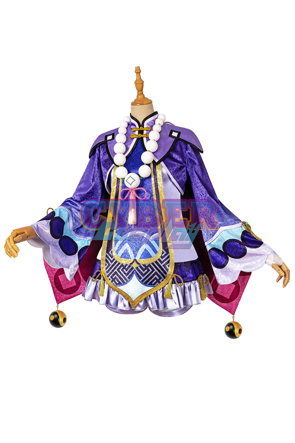 Genshin Impact Qiqi Cosplay Costume Upgrade Version C00166