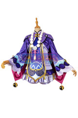 Genshin Impact Qiqi Cosplay Costume Upgrade Version C00166