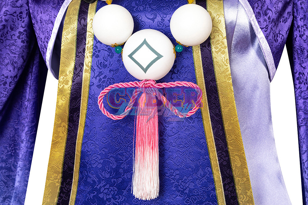 Genshin Impact Qiqi Cosplay Costume Upgrade Version C00166