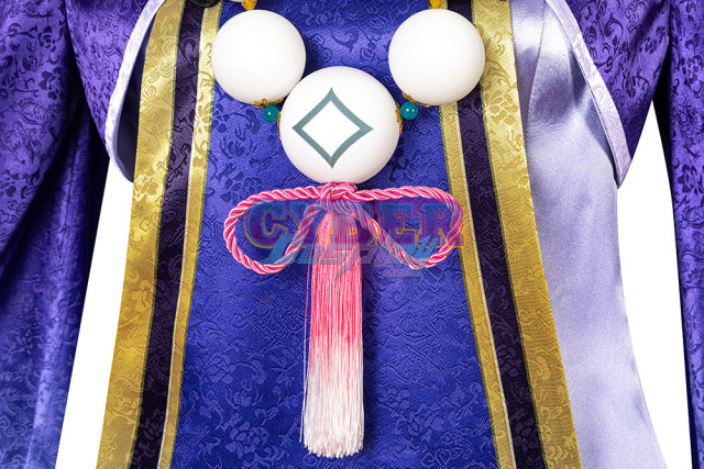 Genshin Impact Qiqi Cosplay Costume Upgrade Version C00166