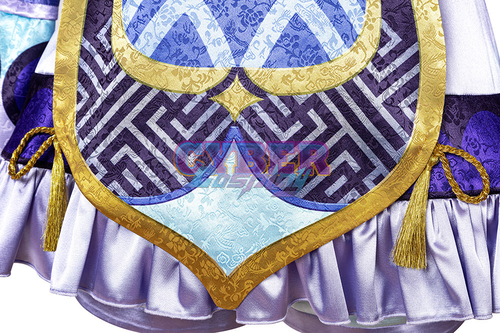 Genshin Impact Qiqi Cosplay Costume Upgrade Version C00166