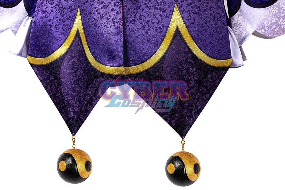 Genshin Impact Qiqi Cosplay Costume Upgrade Version C00166