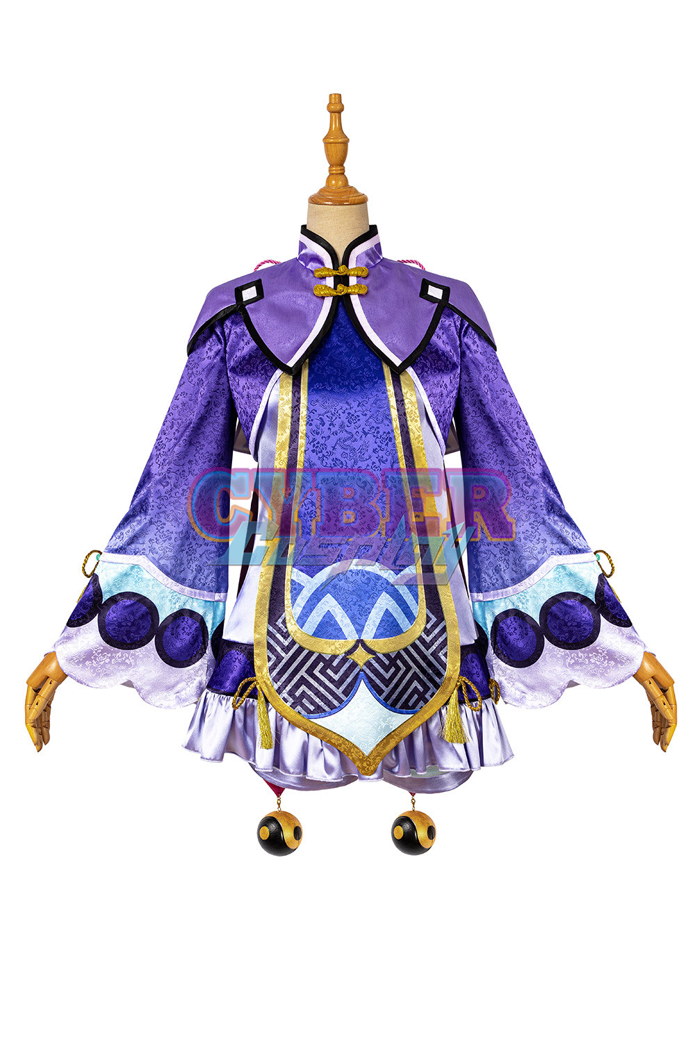 Genshin Impact Qiqi Cosplay Costume Upgrade Version C00166