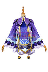 Genshin Impact Qiqi Cosplay Costume Upgrade Version C00166