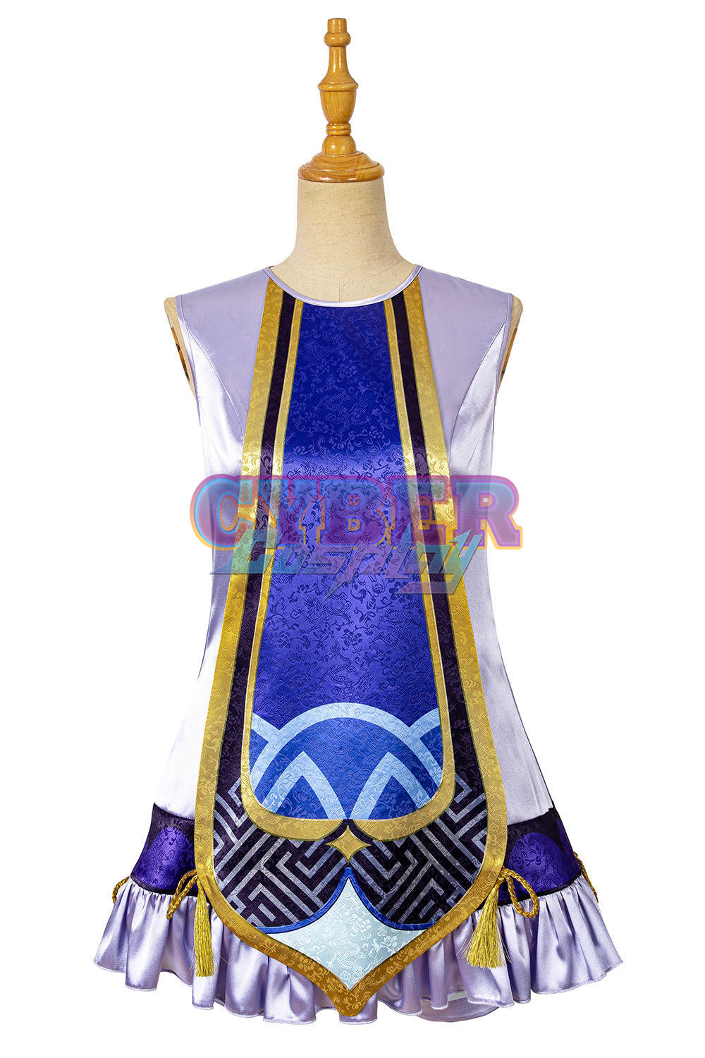 Genshin Impact Qiqi Cosplay Costume Upgrade Version C00166