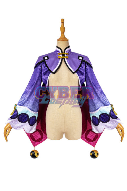 Genshin Impact Qiqi Cosplay Costume Upgrade Version C00166