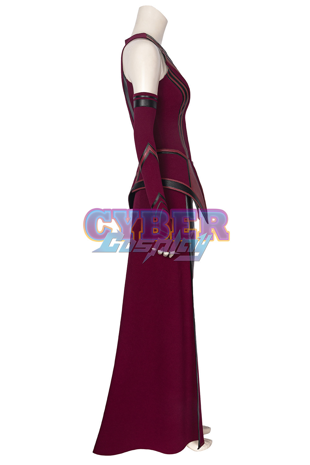 New Show Wanda Vision Scarlet Witch Wanda Finale Cosplay Costume C00296 Knit Version