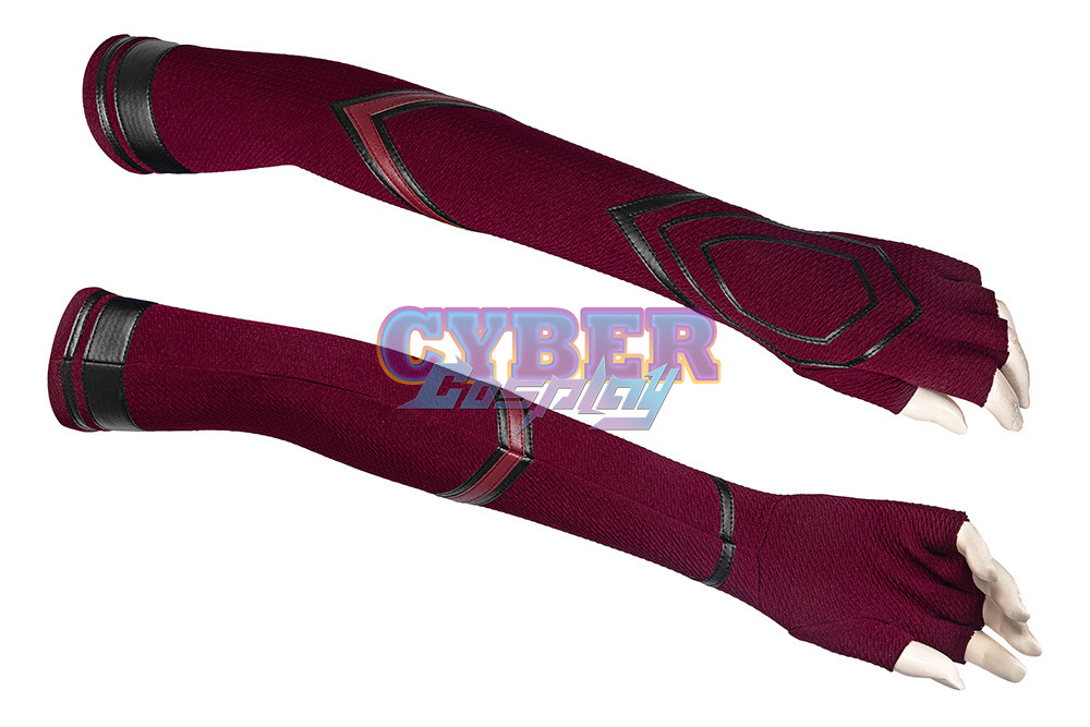 New Show Wanda Vision Scarlet Witch Wanda Finale Cosplay Costume C00296 Knit Version