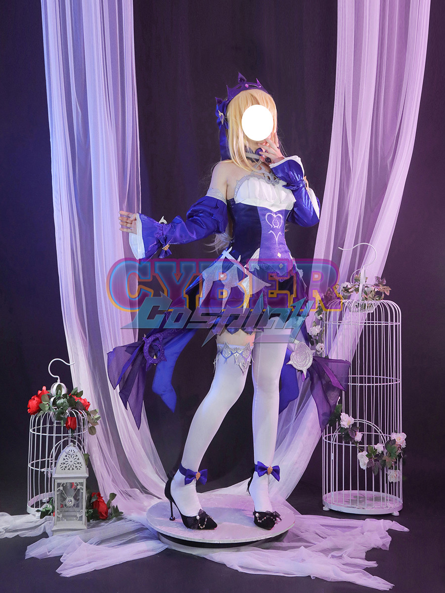 Genshin Impact Version 2.8 New Skin Fischl Cosplay Costume C02936