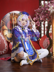 Genshin Impact Qiqi Cosplay Costume Upgrade Version C00166
