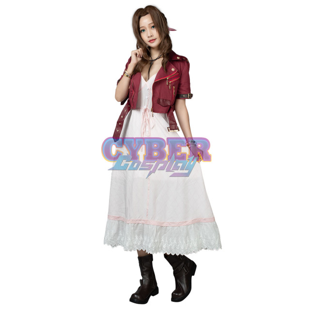 Final FantasyVII FF7 - Aerith Gainsborough Cosplay Costume mp005508