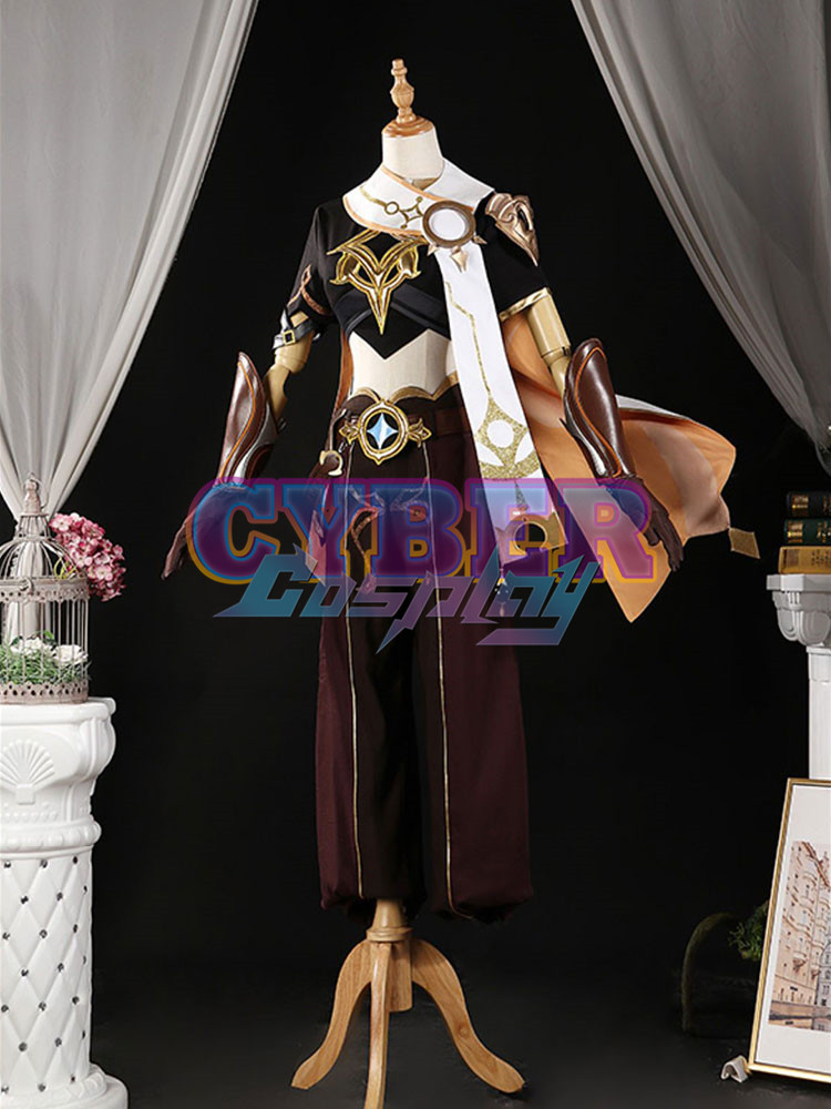 Genshin Impact Traveler Aether Cosplay Costume C00098