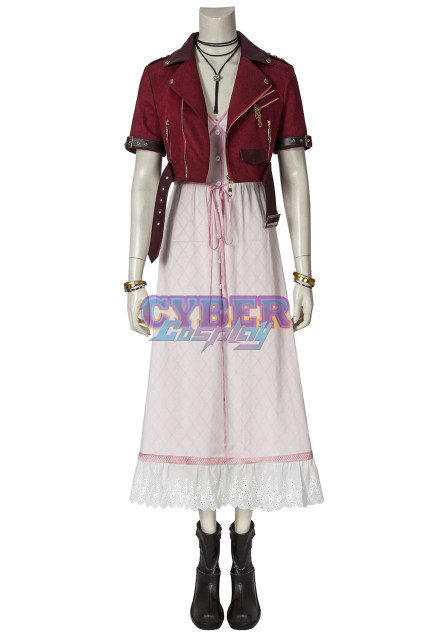 Final FantasyVII FF7 - Aerith Gainsborough Cosplay Costume mp005508