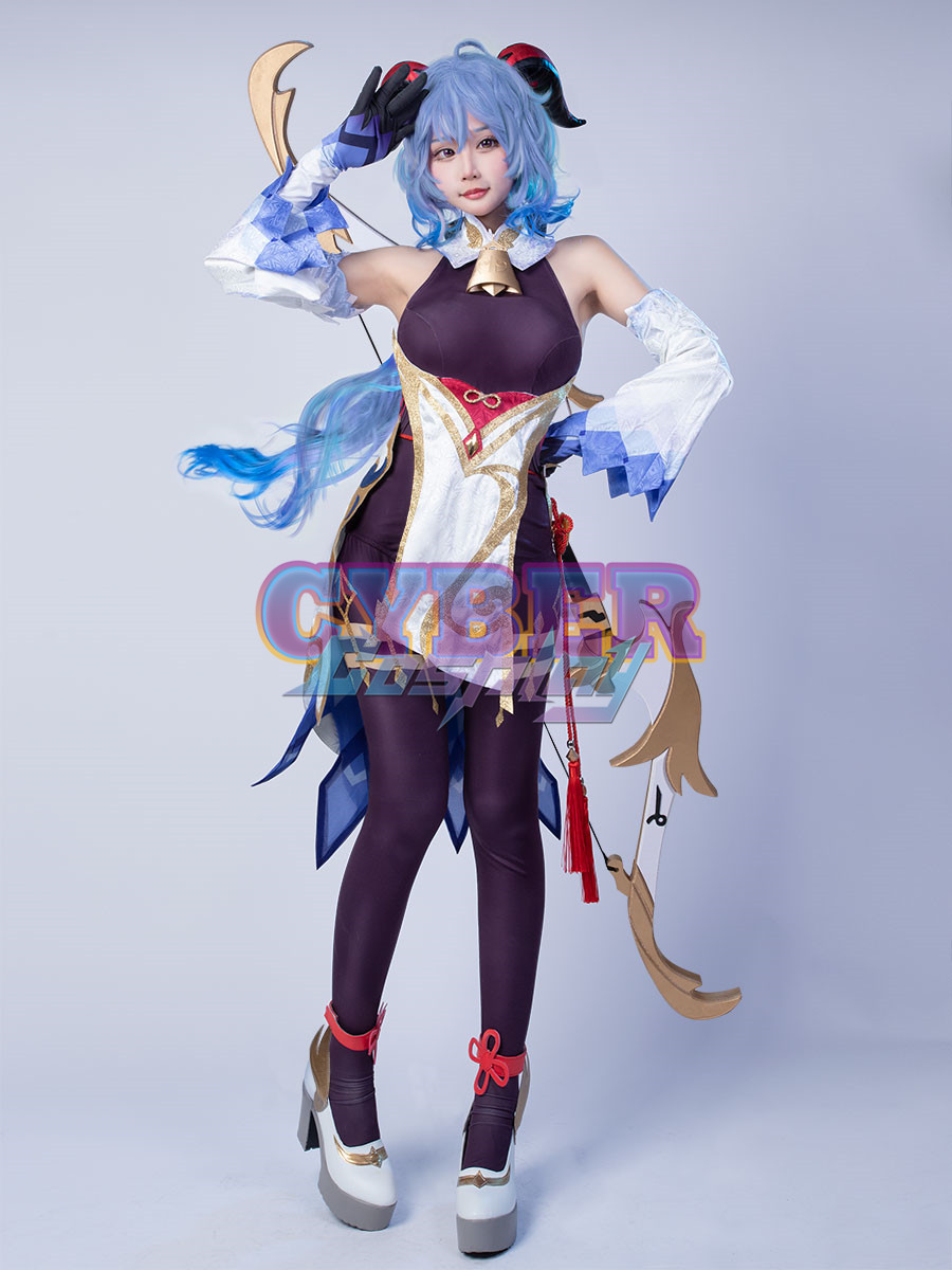 Genshin Impact - Ganyu Cosplay Costume Jacquard Version C00524