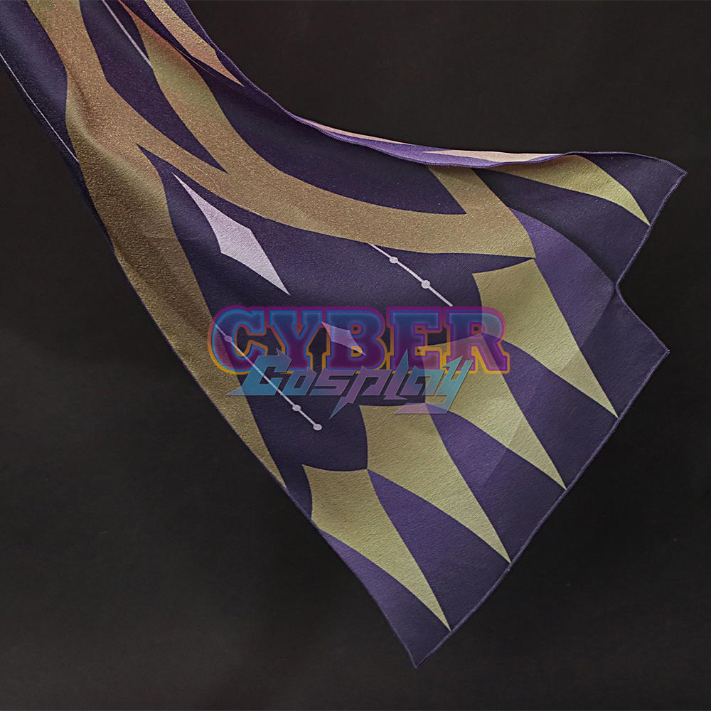 Genshin Impact Keqing Opulent Splendor Skin Cosplay Costume C00909