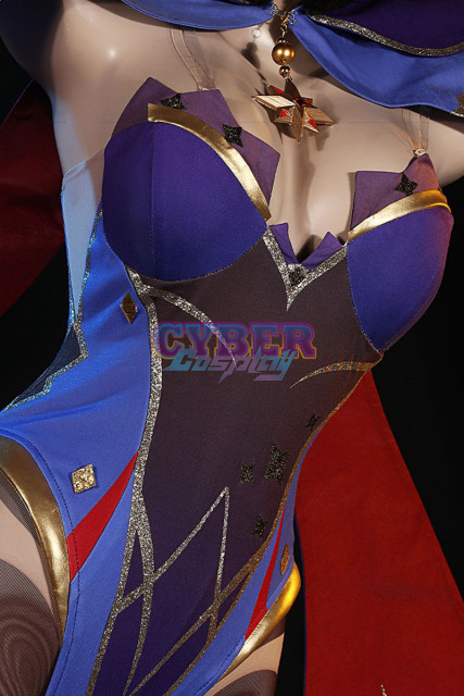 Genshin Impact Mona Cosplay Costume Upgraded Version C02890