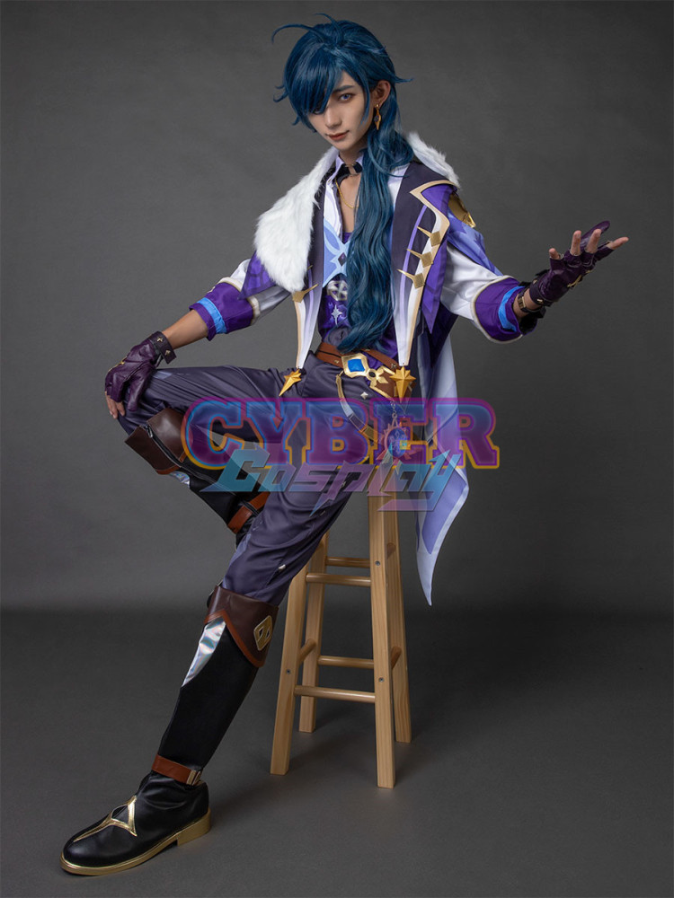 Genshin Impact Kaeya Alberch Cosplay Costume C00266