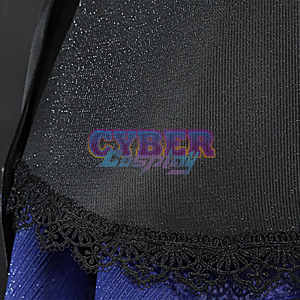 Genshin Impact Keqing Opulent Splendor Skin Cosplay Costume C00909