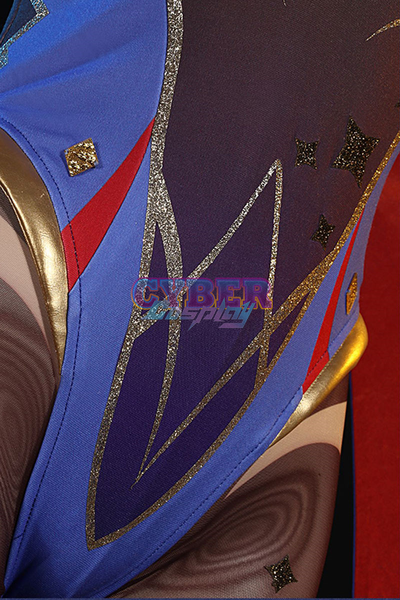 Genshin Impact Mona Cosplay Costume Upgraded Version C02890