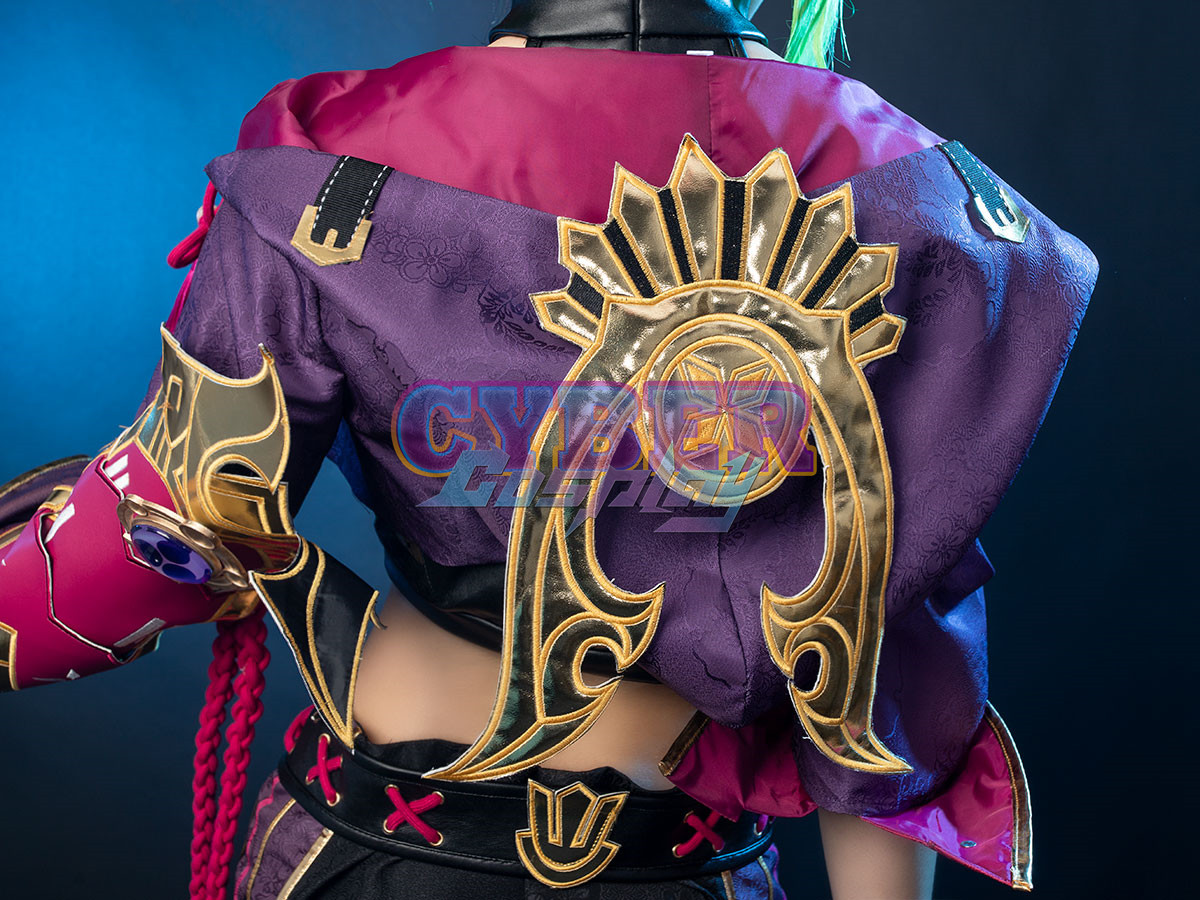 Genshin Impact Kuki Shinobu Cosplay Costume Jacquard Version C02058