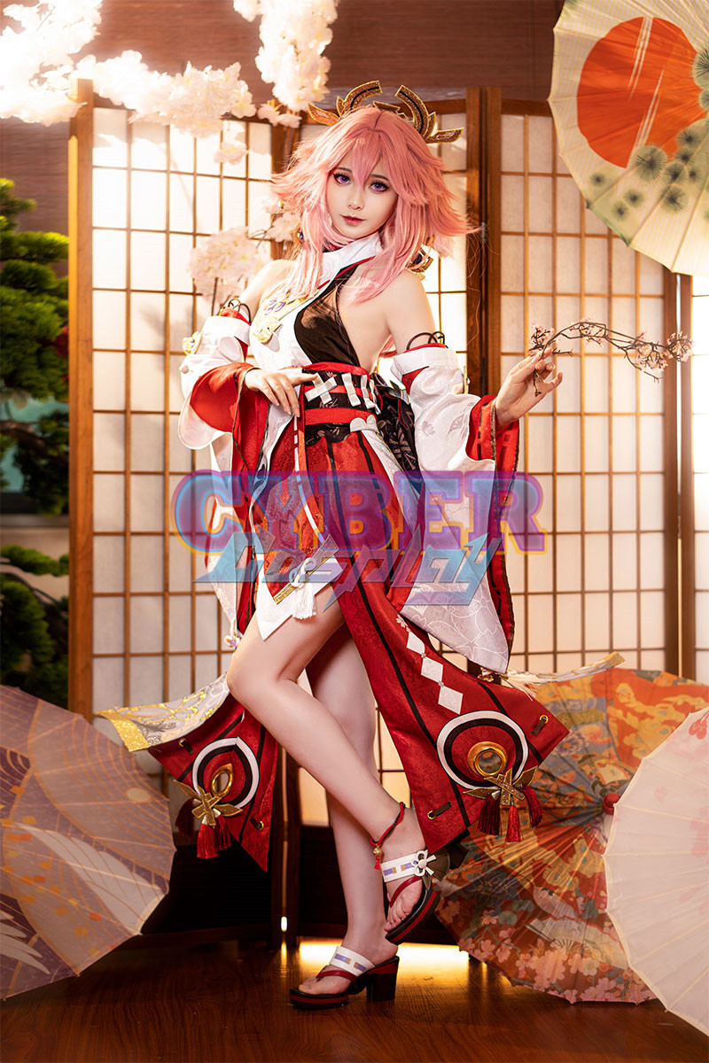 Genshin Impact Yae Miko Cosplay Costume C02884
