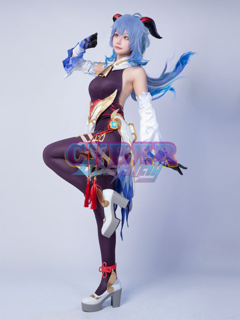 Genshin Impact - Ganyu Cosplay Costume Jacquard Version C00524