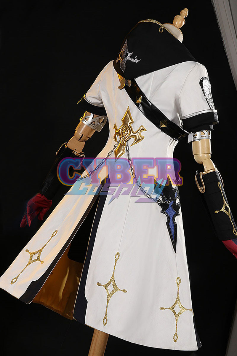 Genshin Impact Albedo Cosplay Costume Upgraded Version C02935