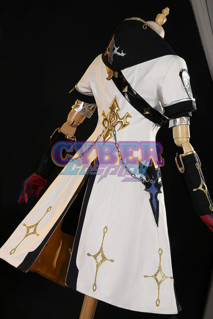 Genshin Impact Albedo Cosplay Costume Upgraded Version C02935