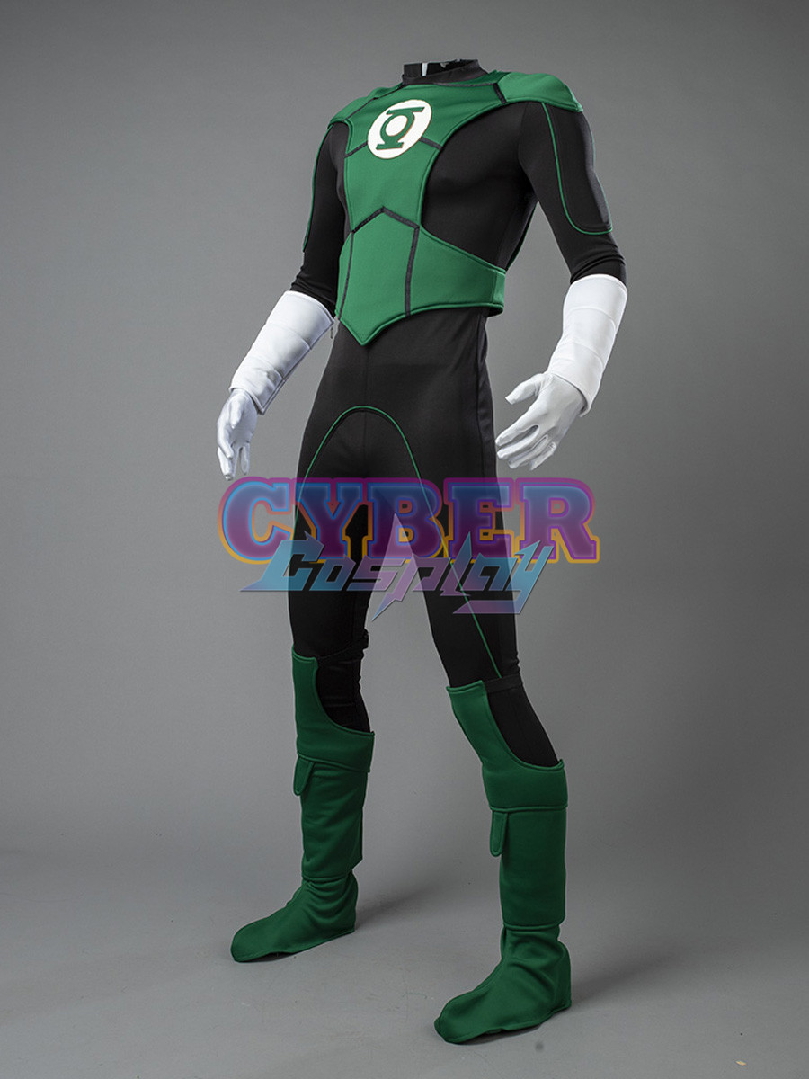Injustice League Green Lantern Hal Jordan Cosplay Costume mp005418