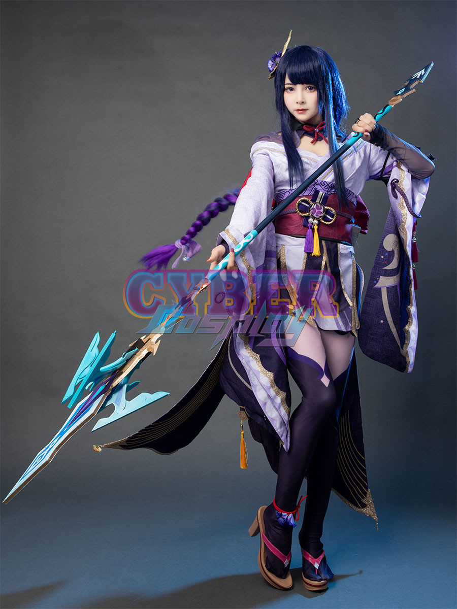 Genshin Impact Raiden Shogun Cosplay Costume Updated Version C01054