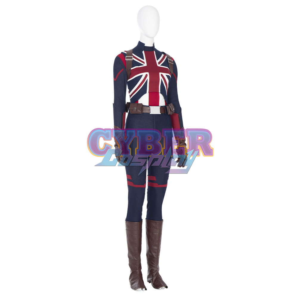 What if...? Peggy Carter Captain Carter Cosplay Costume C00678