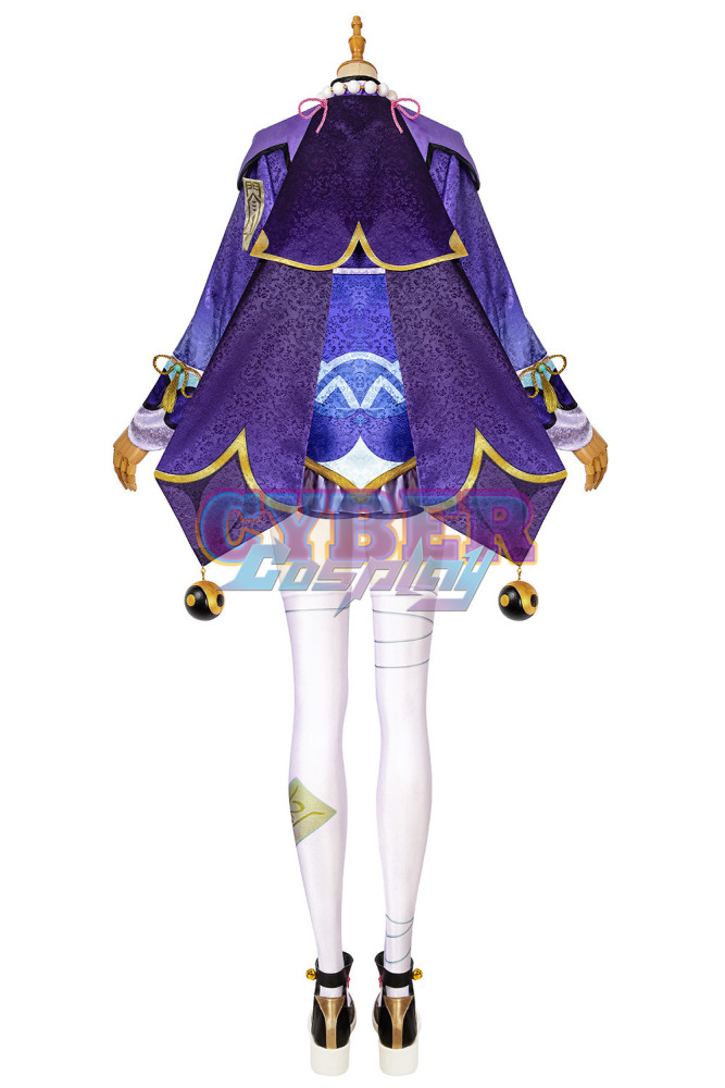 Genshin Impact Qiqi Cosplay Costume Upgrade Version C00166