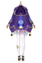 Genshin Impact Qiqi Cosplay Costume Upgrade Version C00166