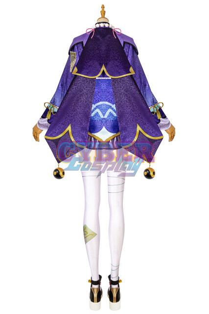 Genshin Impact Qiqi Cosplay Costume Upgrade Version C00166