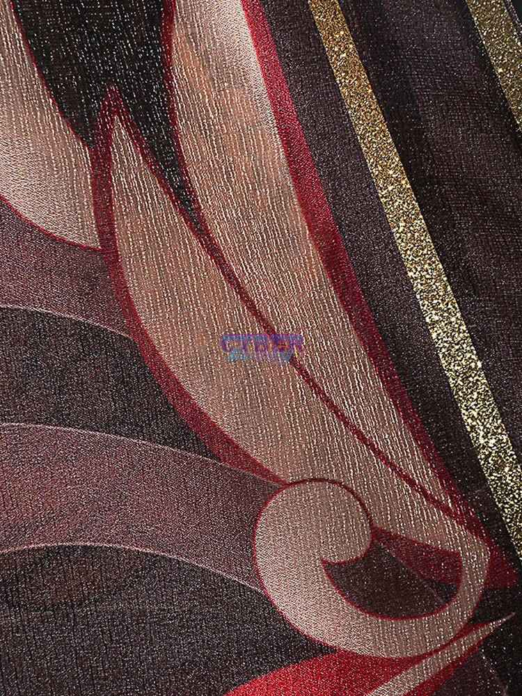 Game Genshin Impact Hu Tao Cosplay Costume Jacquard Version C02934