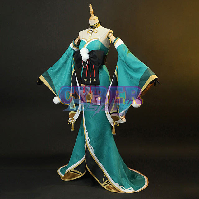 Genshin Impact Gorou Cosplay Costume Female Version C00965