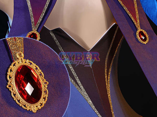 Genshin Impact Mona Cosplay Costume Upgraded Version C02890