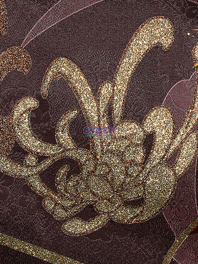 Game Genshin Impact Hu Tao Cosplay Costume Jacquard Version C02934