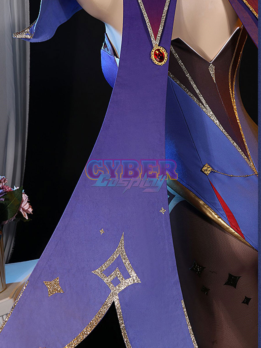 Genshin Impact Mona Cosplay Costume Upgraded Version C02890