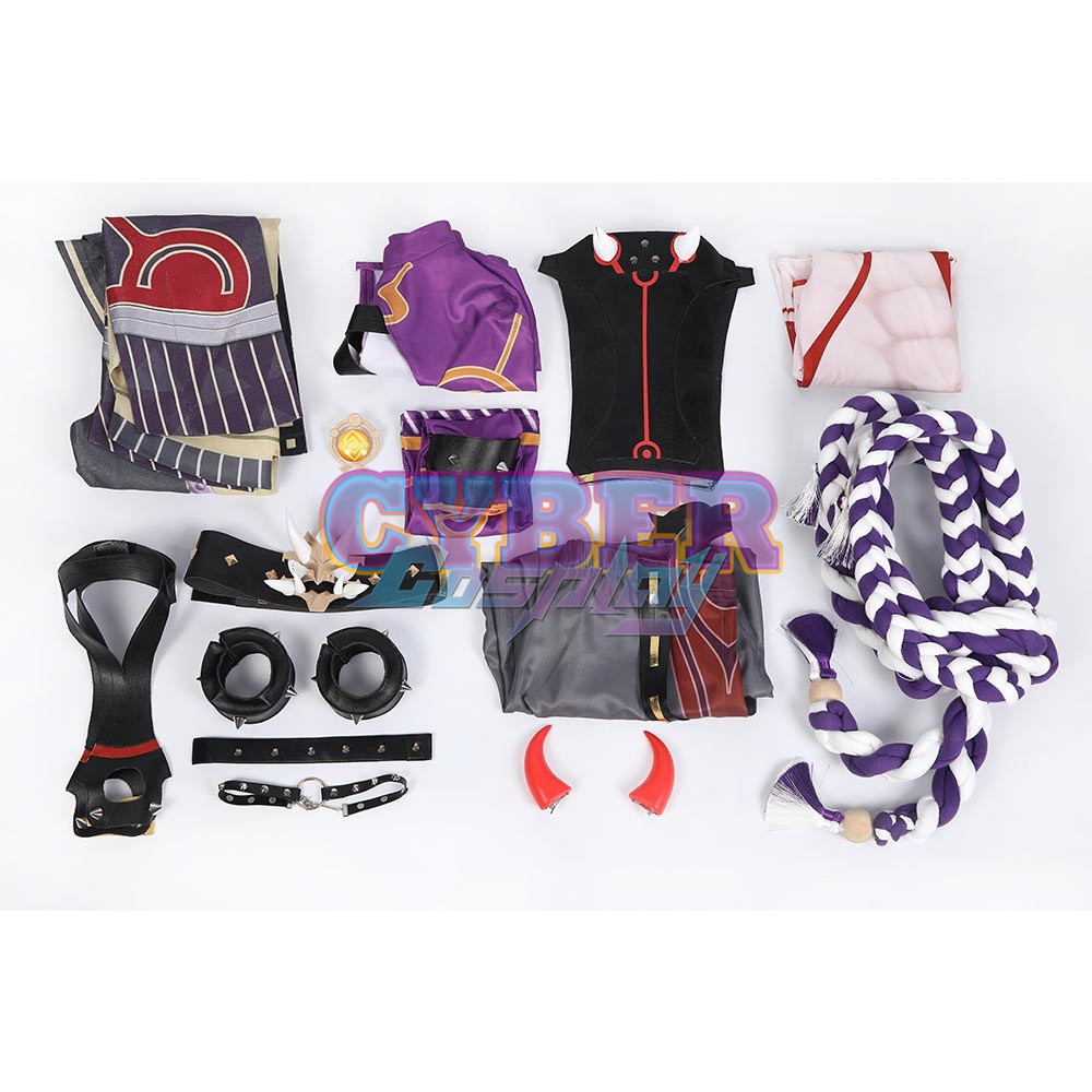 Genshin Impact Arataki Itto Cosplay Costume C00958